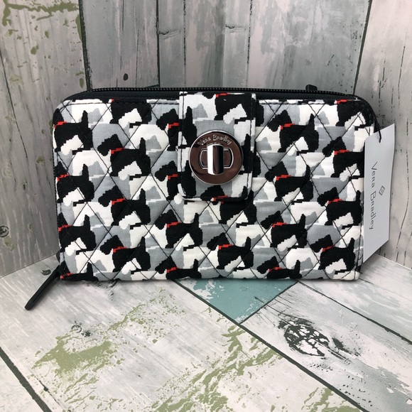 Vera Bradley Handbags - Quilted Scottie Dog Handbag Wallet NWT